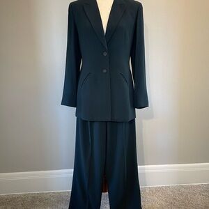 Kasper Women's Dark Teal Suit Set